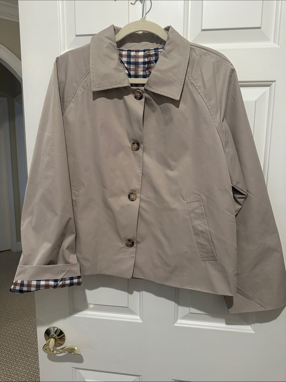 Cropped Trench Jacket